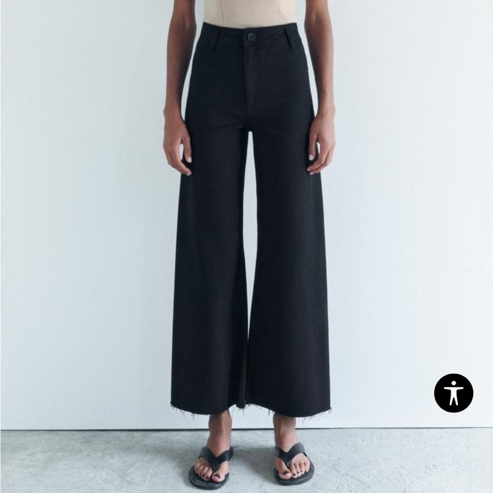 Zara marine straight jeans